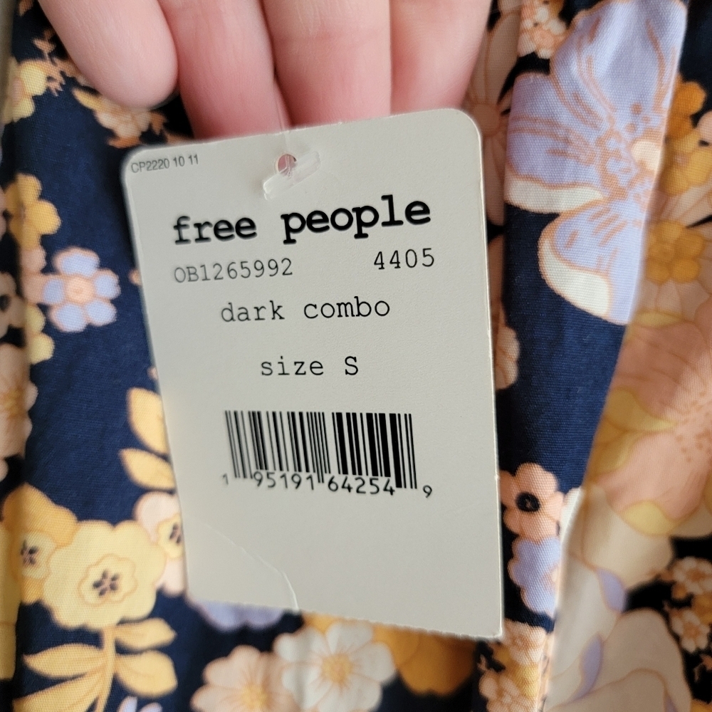 Free People Park Slope Maxi Dress in Dark Combo size S NWT - Picture 5 of 6